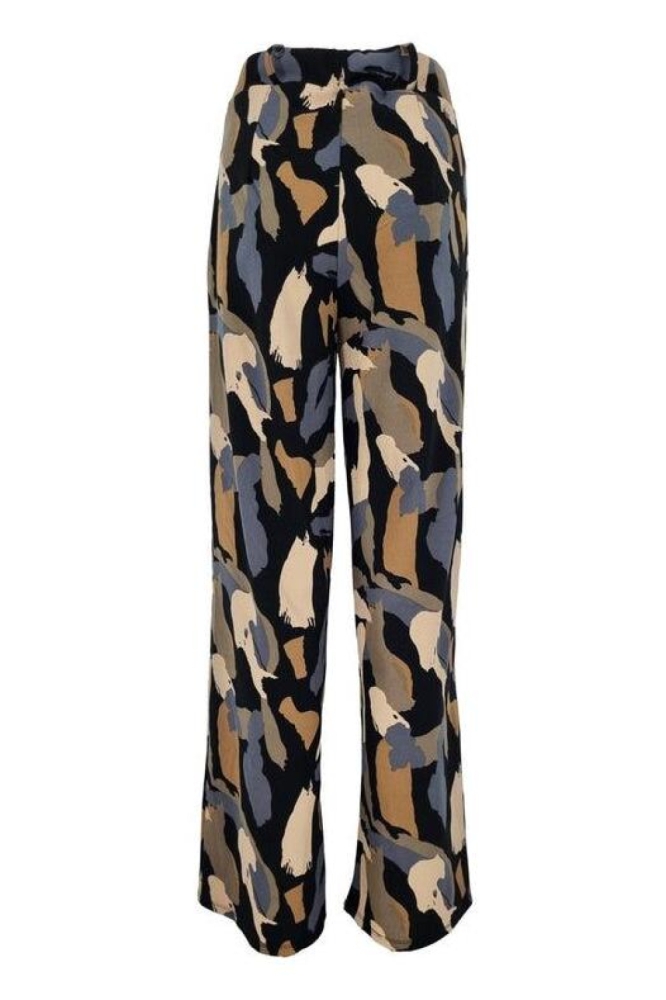 FOS Amsterdam zwarte dames broek | Achteraanzicht