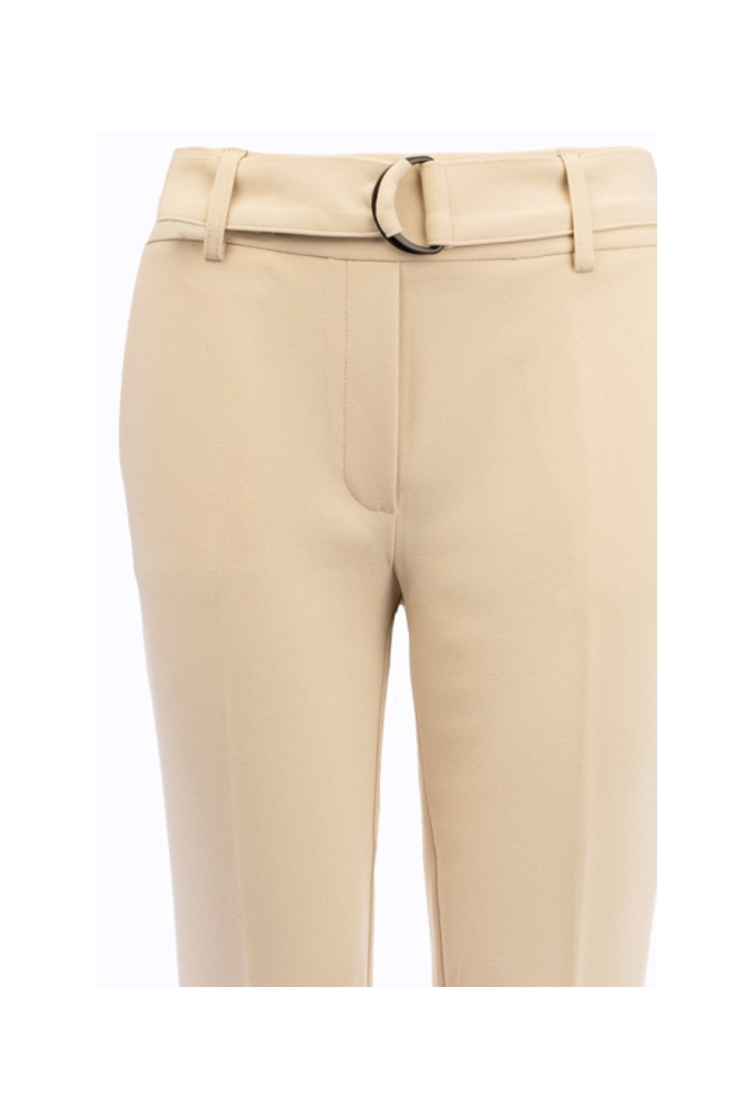 NED beige dames broek | Close up