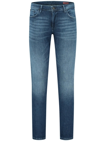 Purewhite Jeans 3D WHISKERS THE JONE W0109 83 DENIM MID BLUE