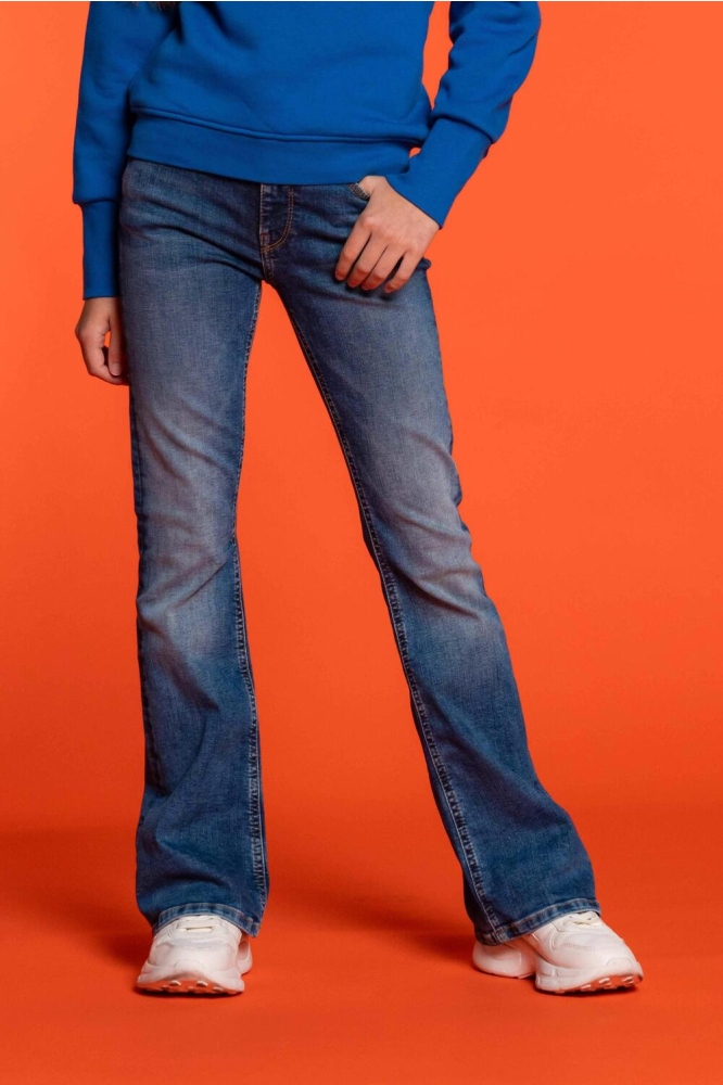 FLARED JEANS 21581K 50 810 Blue Denim