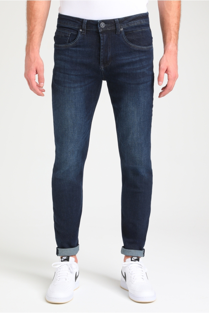 Gabbiano blauwe heren jeans | Model vooraanzicht