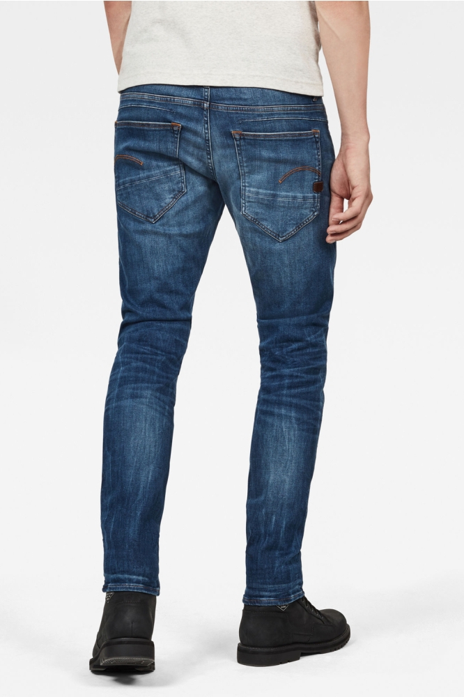 G-Star RAW blauwe heren jeans | Model achteraanzicht