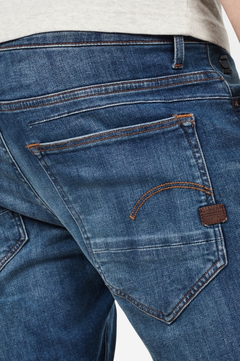 G-Star RAW blauwe heren jeans | Close up