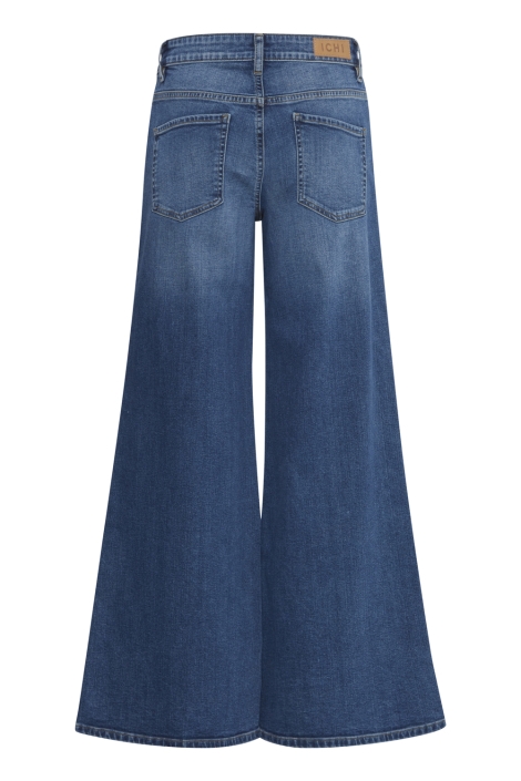 Ichi blauwe dames jeans | Achteraanzicht