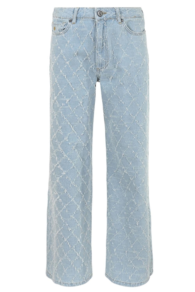 Dnm pure blauwe dames jeans | Vooraanzicht