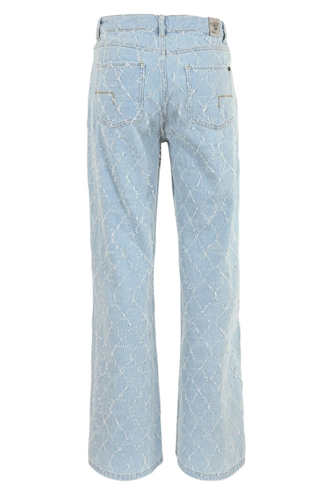 Dnm pure blauwe dames jeans | Achteraanzicht