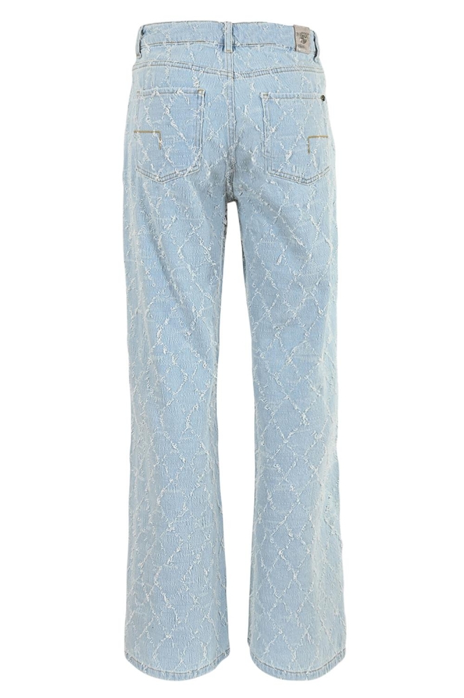 Dnm pure blauwe dames jeans | Achteraanzicht
