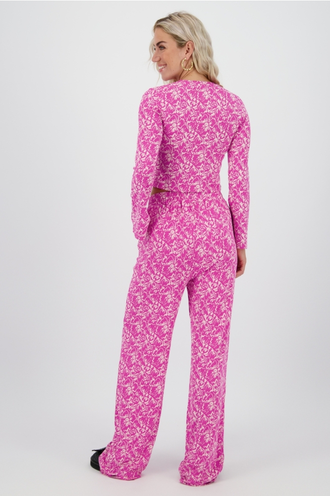 Raizzed roze dames t-shirt | Model