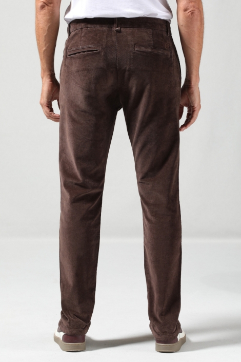 Gabbiano bruine heren broek | Model achteraanzicht