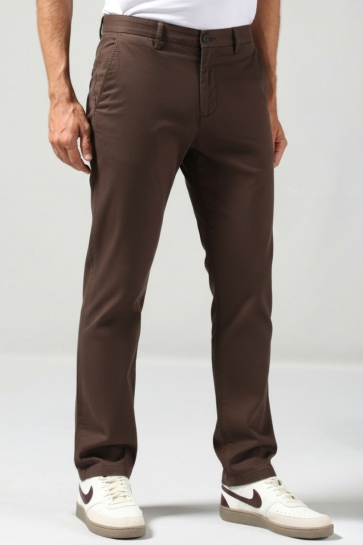Gabbiano Broek ESSENTIELE CHINO PANT JOGG 825785 5702 oak brown