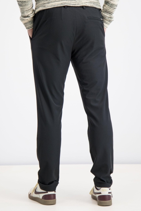 Gabbiano blauwe heren broek | Model achteraanzicht