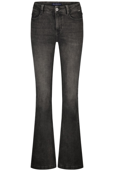 Red Button Broek BIBETTE DENIM OVERDYE SRB4701 Black/Taupe