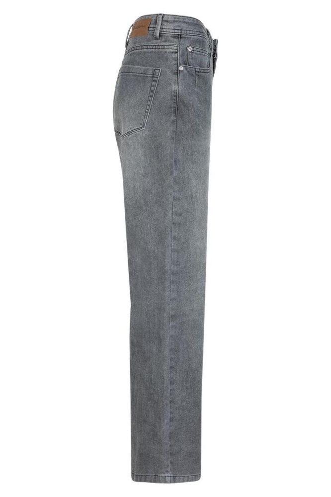 Red Button grijze dames broek | Zijaanzicht