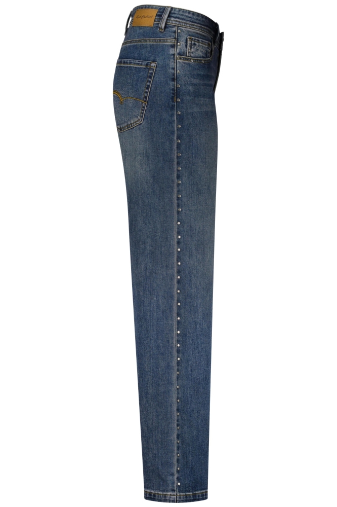 Red Button blauwe dames jeans | Zijaanzicht
