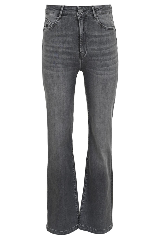 Dnm pure grijze dames jeans | Vooraanzicht