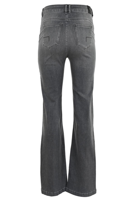 Dnm pure grijze dames jeans | Achteraanzicht
