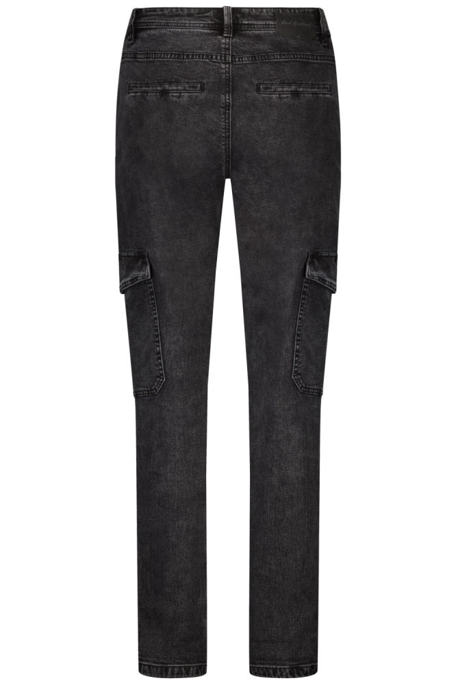 Red Button zwarte dames jeans | Achteraanzicht