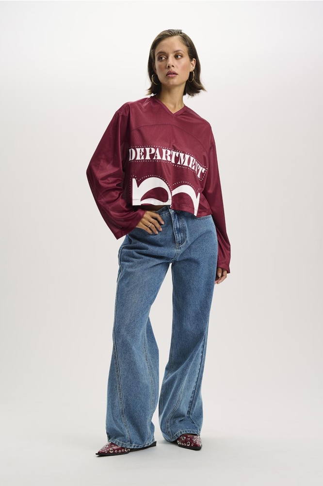 Refined Department blauwe dames jeans | Model