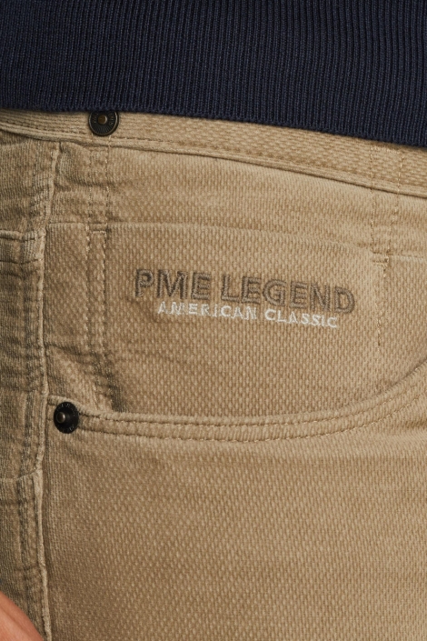 PME legend camel heren broek | Close up