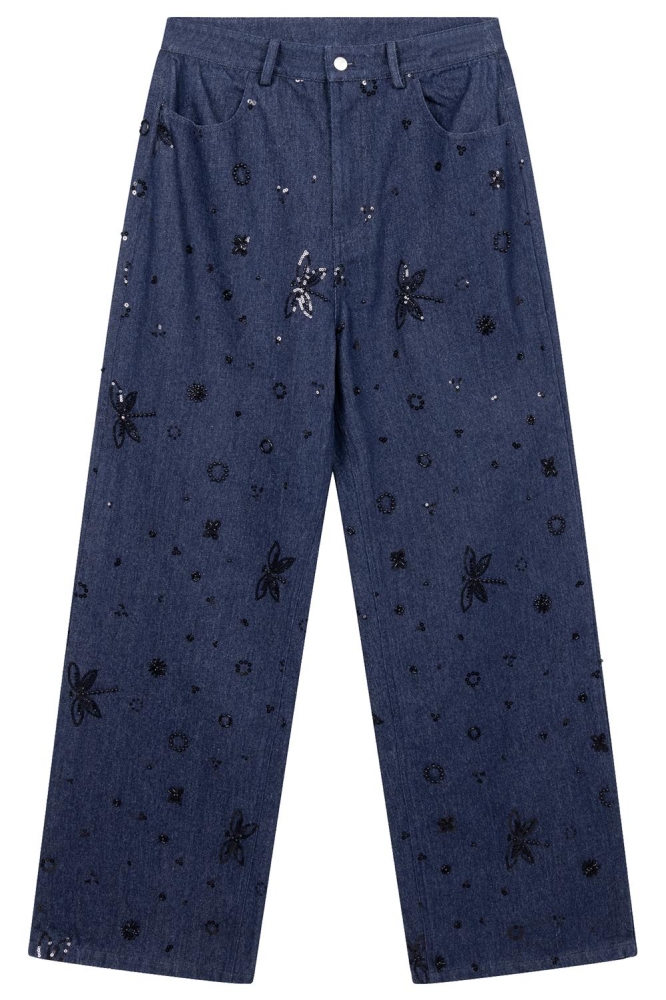 Refined Department blauwe dames jeans | Vooraanzicht