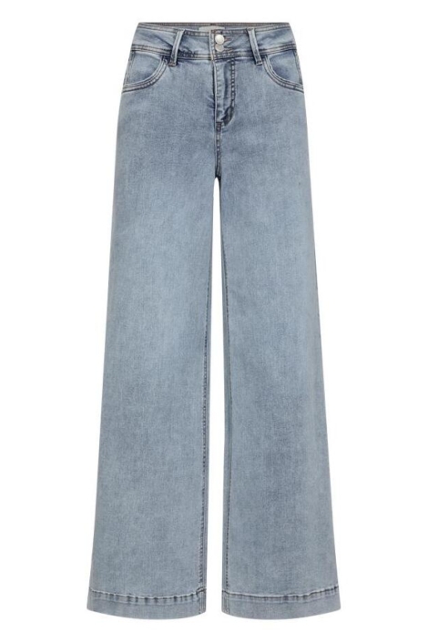 Freequent blauwe dames jeans | Vooraanzicht