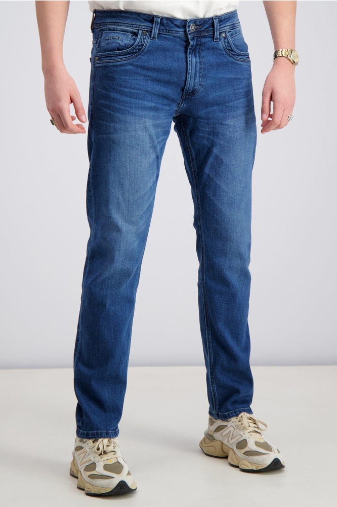 Gabbiano blauwe heren jeans | Model vooraanzicht