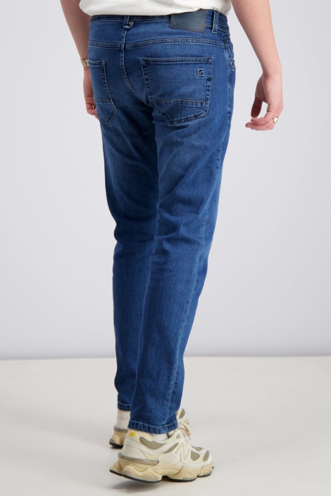 Gabbiano blauwe heren jeans | Model achteraanzicht