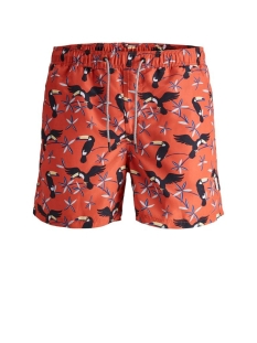JJIARUBA JJSWIMSHORTS AKM ANIMAL STS 12169645 Hot Coral