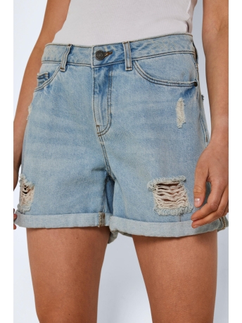 Noisy may Broek NMSMILEY  NW DEST SHORTS VI062LB BG 27010866 Light Blue Denim