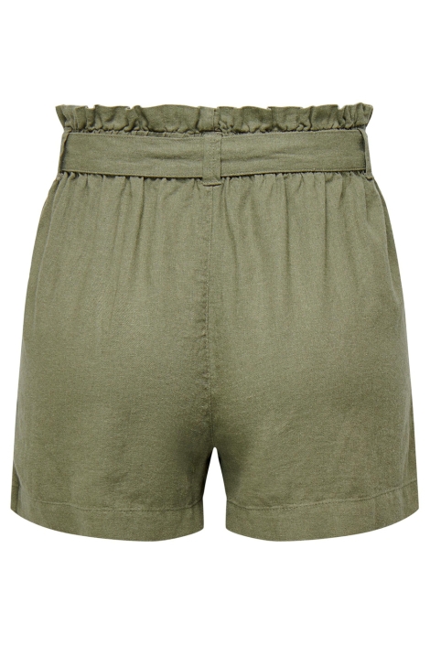Jacqueline de Yong groene dames korte broek | Achteraanzicht