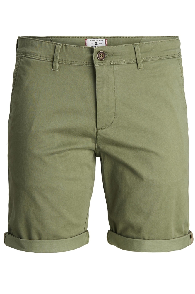 Jack & Jones groene heren korte broek | Vooraanzicht