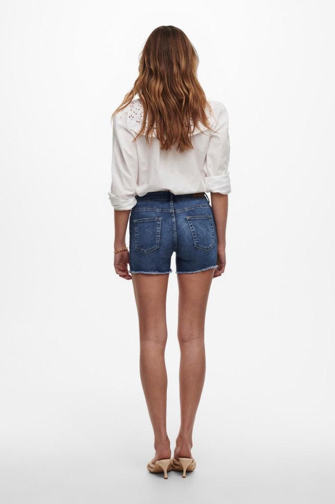 Only blauwe dames korte broek | Model