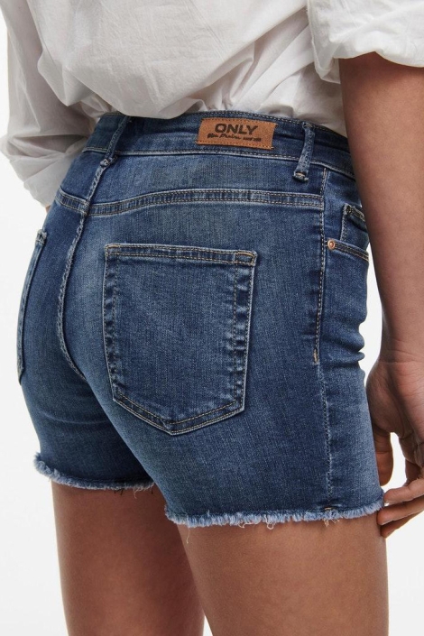 Only onlblush life mid sk raw shorts no