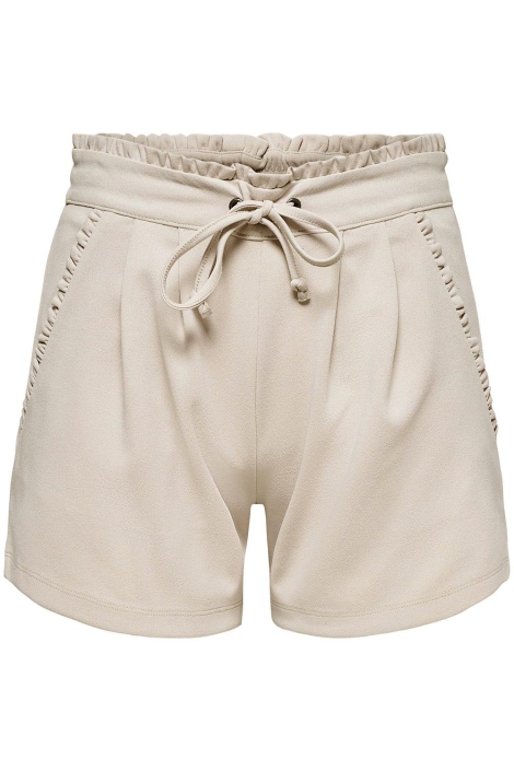 Jacqueline de Yong beige dames korte broek | Vooraanzicht