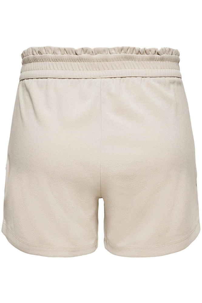 Jacqueline de Yong beige dames korte broek | Achteraanzicht