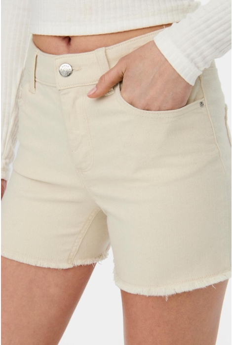 Only onlblush mid sk raw shorts noos