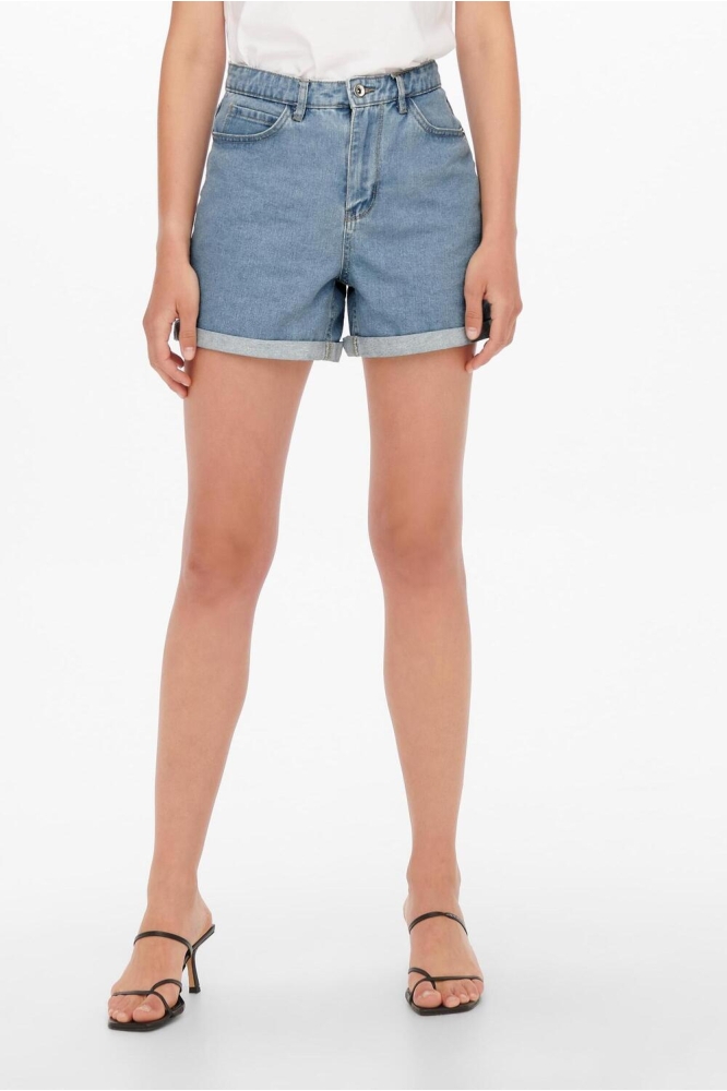 ONLVEGA HW MOM SHORTS NOOS 15230571 LIGHT BLUE DENIM