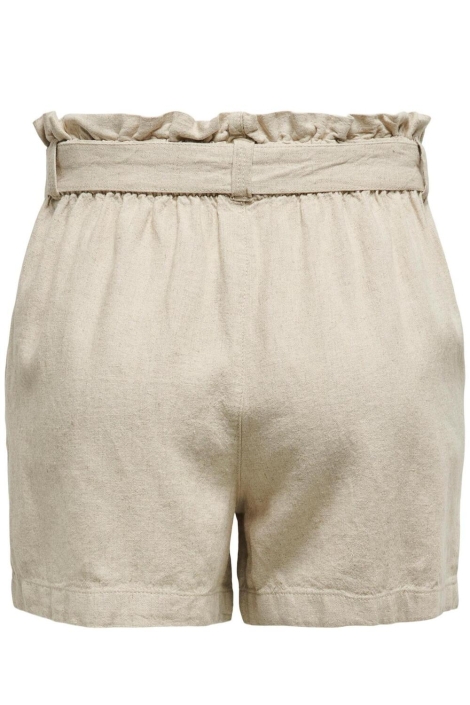 Jacqueline de Yong beige dames korte broek | Achteraanzicht