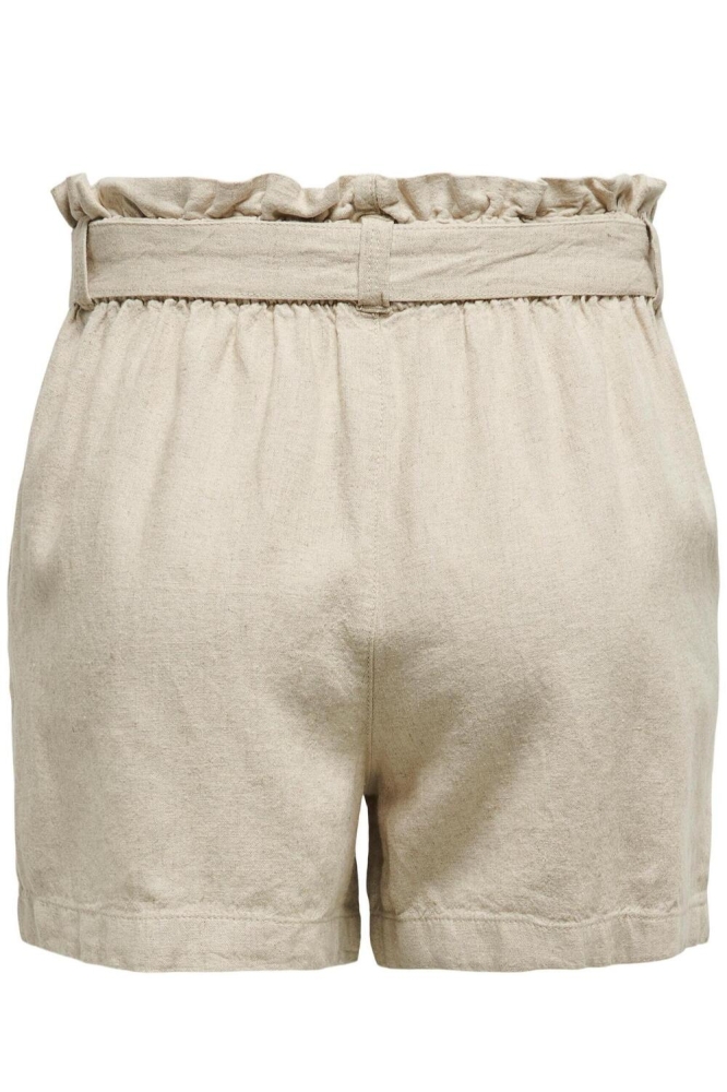 JDYSAY MW LINEN SHORTS WVN NOOS 15225921 Oatmeal/MELANGE