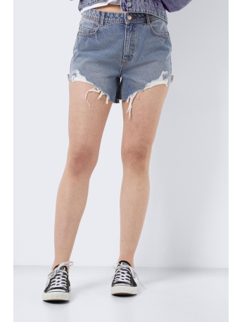 Noisy may Broek NMDREW HW FESTIVAL DEST SHORTS VI19 27024683 Medium Blue Denim