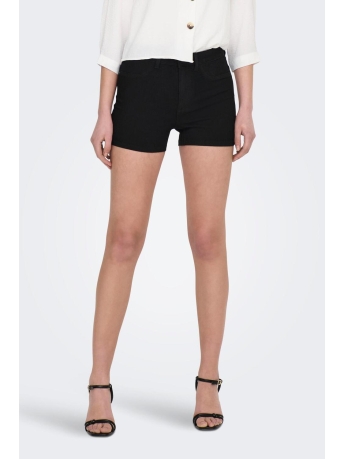 Jacqueline de Yong Broek JDYTULGA HW SHORTS  BLK  DNM NOOS 15281786 BLACK