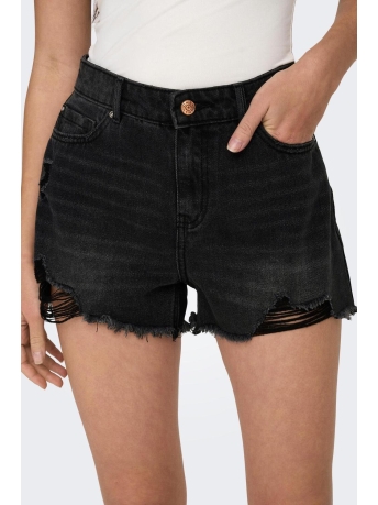 Only Broek ONLPACY HW DNM SHORTS NOOS 15256232 Washed Black