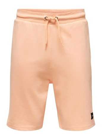 Only & Sons Broek ONSNEIL SWEAT SHORTS 22015623 PEACH NECTAR