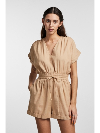 Pieces Broek PCLEENA SS PLAYSUIT 17139663 NOMAD