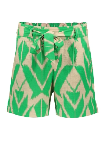 Geisha Broek SHORTS MET GRAFISCHE PRINT 31267 20 Green/Sand combi