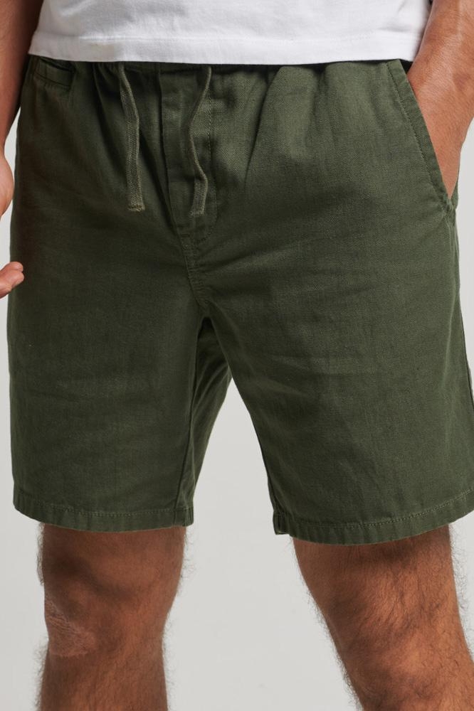VINTAGE OVERDYED SHORT M7110298A OLIVE KHAKI