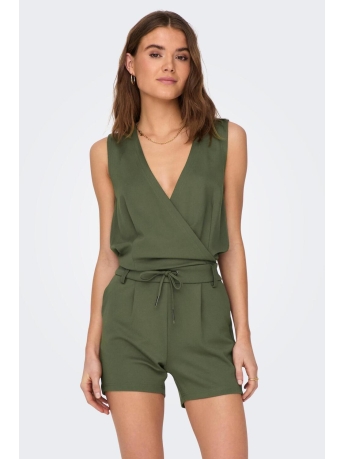 Only Broek ONLPOPTRASH LIFE S/L EASY PLAYSUIT 15141380 KALAMATA