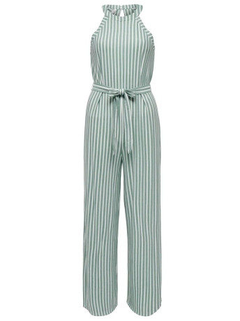 Only Broek ONLSHARON S/L JUMPSUIT JRS 15257554 Green Jacket/Cloud danc
