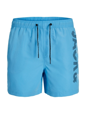 Jack & Jones Junior Broek JPSTFIJI JJSWIM SPICELOGO LY SN JNR 12226262 Ethereal Blue