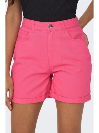 Only Broek ONLVEGA-DARSY HW MOM SHORTS COL PNT 15255951 CAMELLIA ROSE